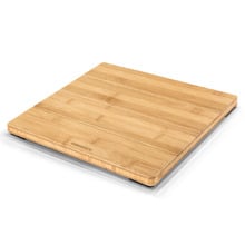 Style Sense Bamboo Bathroom Scale
